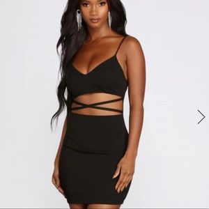 Black Windsor Mini Dress